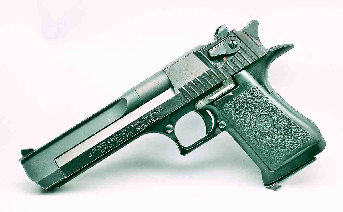 The Desert Eagle .357 Magnum was introduced in the 1980s.
